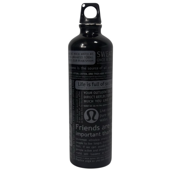 lululemon athletica Other - Black Motivational Water Bottle